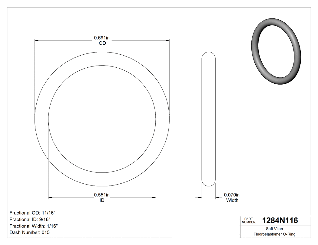 Technical drawing - 1284N116